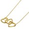 Yellow Gold Triple Heart Necklace from Tiffany & Co. 1