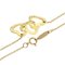 Gelbgoldene Halskette mit dreifachem Herz von Tiffany & Co. 2