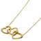 Gelbgoldene Halskette mit dreifachem Herz von Tiffany & Co. 1