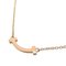 Pink Gold T Smile Necklace from Tiffany & Co. 1