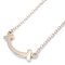 Pink Gold T Smile Necklace from Tiffany & Co. 1