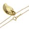 Yellow Gold Leaf Necklace from Tiffany & Co. 2