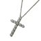 Collar con forma de cruz de diamantes y platino de Tiffany & Co., Imagen 1
