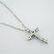 Cross Diamond Platinum Necklace from Tiffany & Co. 2