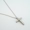 Collar con forma de cruz de diamantes y platino de Tiffany & Co., Imagen 9