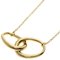 Yellow Gold Double Loop Necklace from Tiffany & Co. 6