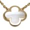 Yellow Gold Pure Alhambra Necklace from Van Cleef & Arpels 4