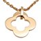 Pink Gold Byzantine Alhambra Necklace from Van Cleef & Arpels 4