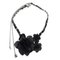Camellia Chain Pendant Necklace in Black from Chanel 1