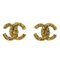Clip-on CC Earrings in Gold from Chanel, Set of 2 1