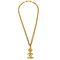 CC Gold Halskette mit Anhänger von Chanel 1