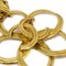 Collar con colgante de cadena con flores doradas de Chanel, Imagen 2