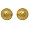 Gold Button Clip-on Earrings from Chanel, Set of 2, Image 1