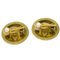 Gold Button Clip-on Earrings from Chanel, Set of 2, Image 3