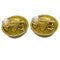 Gold Button Clip-on Earrings from Chanel, Set of 2, Image 3