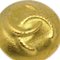 Gold Button Clip-on Earrings from Chanel, Set of 2 2