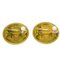 Gold Button Clip-on Earrings from Chanel, Set of 2 3