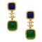 Gripoix Dangle Clip-on Earrings in Gold from Chanel, Set of 2 1