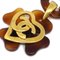Pulsera de cadena Heart Clover en marrón de Chanel, Imagen 2