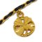 Halskette mit Anhänger in Gold & Schwarz von Chanel 2