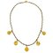 Pendant Necklace in Gold & Black from Chanel 1