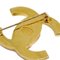 Large Turnlock Brooch Pin in Gold from Chanel, Image 4