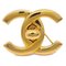 Spilla grande Turnlock color oro di Chanel, Immagine 1