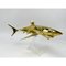 Escultura de oro, vinilo y ABS de Hajime Sorayama, Sorayama Shark, Imagen 4