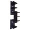 Black Plastic Shelves attributed to Marcello Siard for Kartell, Italy, 1970s, Set of 6, Image 1