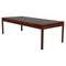 Vintage Danish Coffee Table in Rosewood and Black Formica by Ejvind A. Johansson, 1960s 1