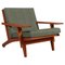 Vintage GE-370 Lounge Chair by Hans J. Wegner for Getama, 1960s, Image 1