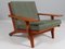 Vintage GE-370 Lounge Chair by Hans J. Wegner for Getama, 1960s 3