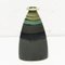 Green and Blue Striped Studio Pottery Glazed Vase, 1990s 2