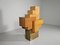 Cubist Burlwood Sculptural Cabinet, Italy, 1990s 3
