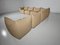 Le Bambole Sand Color Sectional Sofa by Mario Bellni for B&b Italia, 1970s 4