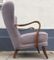 Danish Purple Highback Lounge Chair by Alfred Christensen for Slagelse Møbelfabrik, Image 2