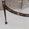Brutalist Bronze Console Table with Cast Crystal Glass by Lothar Klute, 1980s 6