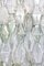 Mid-Century Green and Clear Poliedri Chandelier, 1960, Image 8