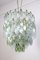 Mid-Century Green and Clear Poliedri Chandelier, 1960, Image 4