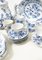 19th Century Dutch Blue Onion Tableware attributed to Louis Regout Maastricht, Set of 36 7