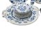19th Century Dutch Blue Onion Tableware attributed to Louis Regout Maastricht, Set of 36, Image 11