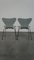 Grey Butterfly Chairs from Fritz Hansen, 1984, Set of 4 5