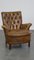 Brown Leather Chesterfield Armchair, Image 2