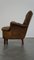 Brown Leather Chesterfield Armchair 6