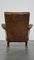 Brown Leather Chesterfield Armchair 5