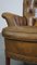 Brown Leather Chesterfield Armchair 10