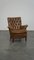 Brown Leather Chesterfield Armchair 1