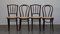 Antique Bistro Chairs from Thonet, Set of 4, Image 3