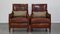 Art Deco Sheep Leather Armchairs, Set of 2 2
