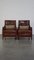 Art Deco Sheep Leather Armchairs, Set of 2, Image 1